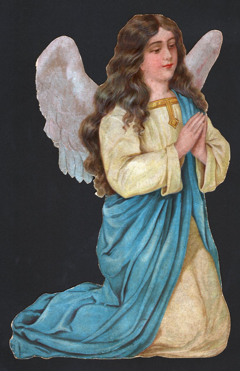 Betender Engel. ca. 1900 (Druck) von German School
