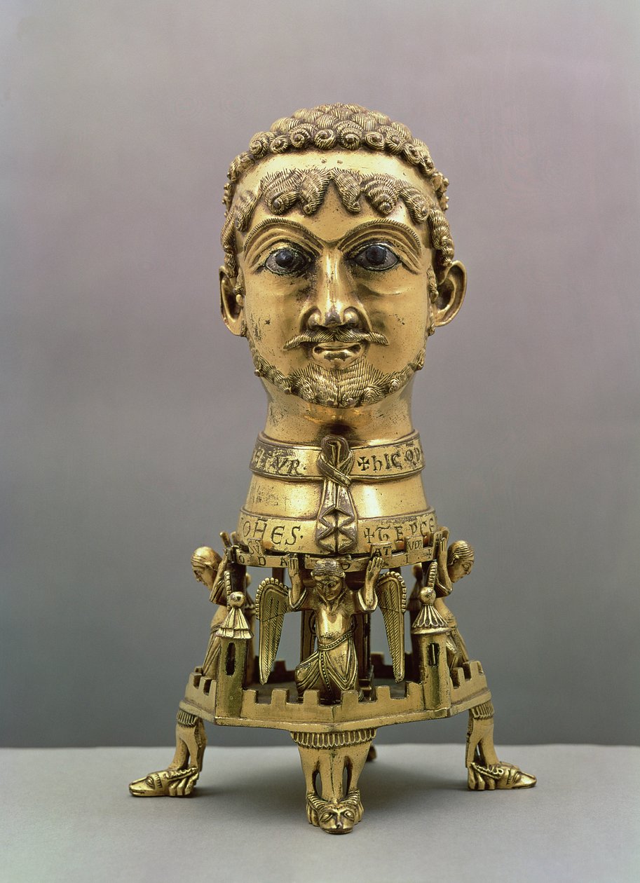 Reliquienbüste von Friedrich I. von German School