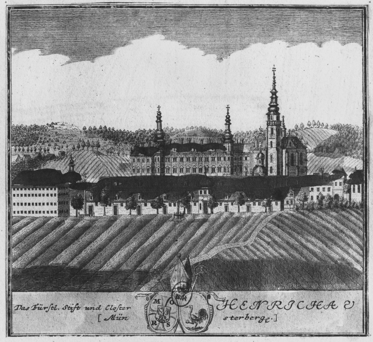 Die Abtei von Henrykow von German School