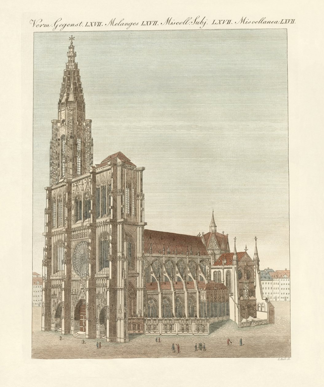 Das Münster in Straßburg von German School