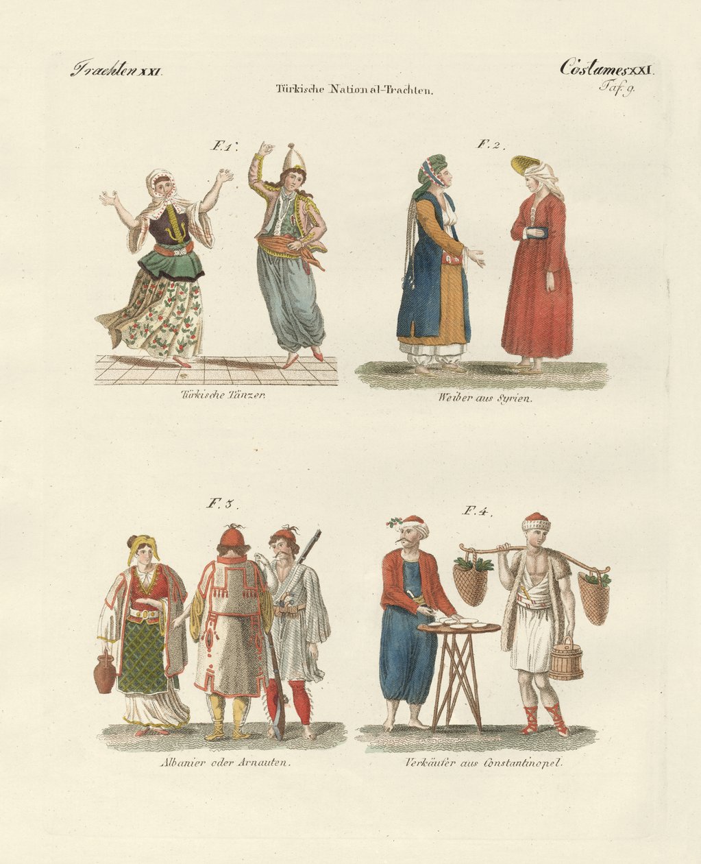 Türkische Nationaltrachten von German School
