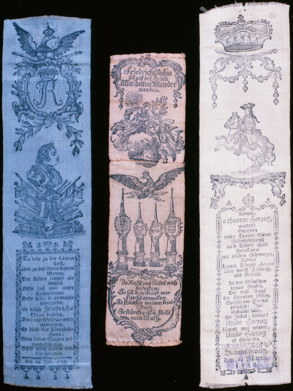 Vivatbänder von Friedrich II. von German School