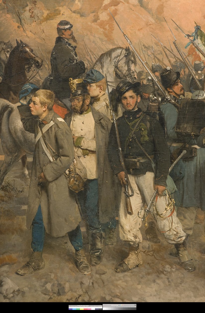 Der Fall von Palestro, 30. Mai 1859 von Gerolamo Induno