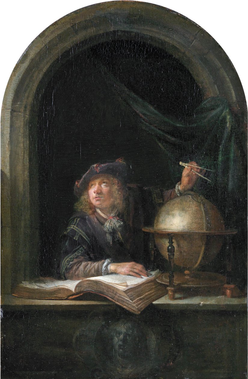 Astronom am Fenster von Gerrit Dou