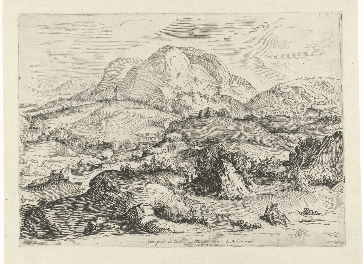 Berglandschaft (Landschaften) von Gerrit Gauw