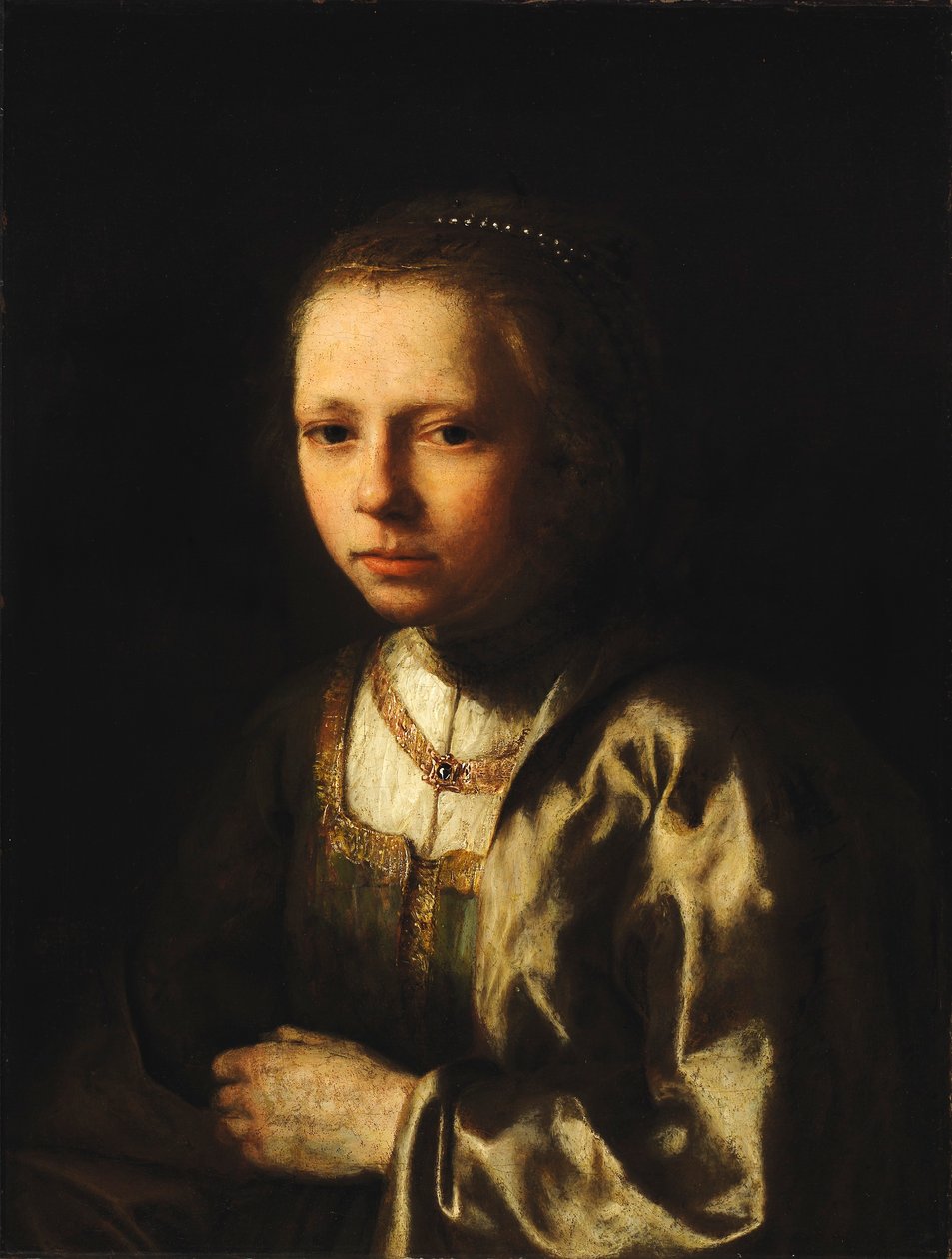 Junges Mädchen von Gerrit Willemsz Horst