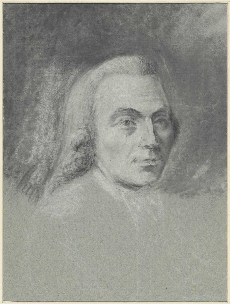 Selbstporträt von Gerrit Zegelaar, mit Perücke von Gerrit Zegelaar