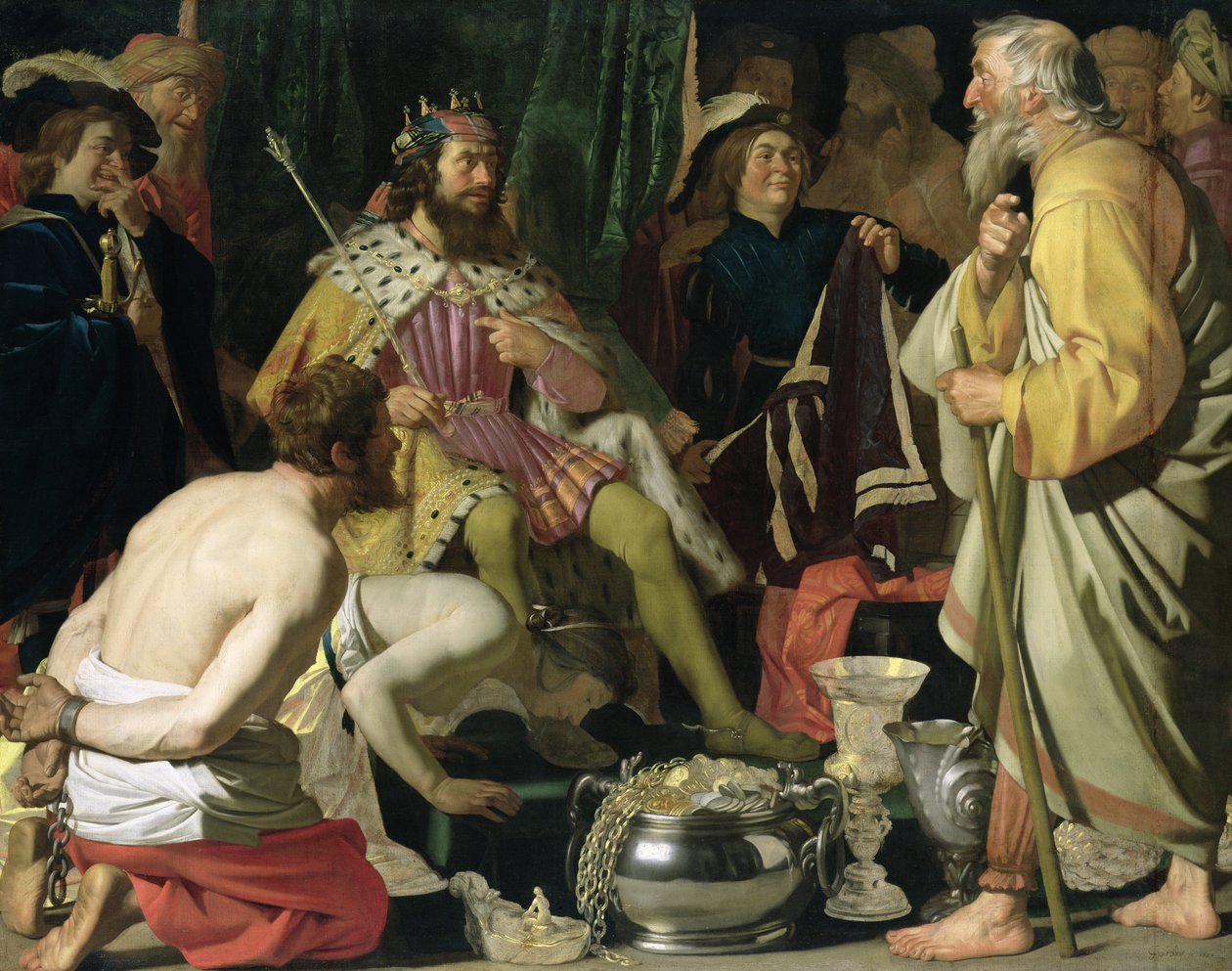 Kroisos und Solon, 1624 von Gerrit van Honthorst