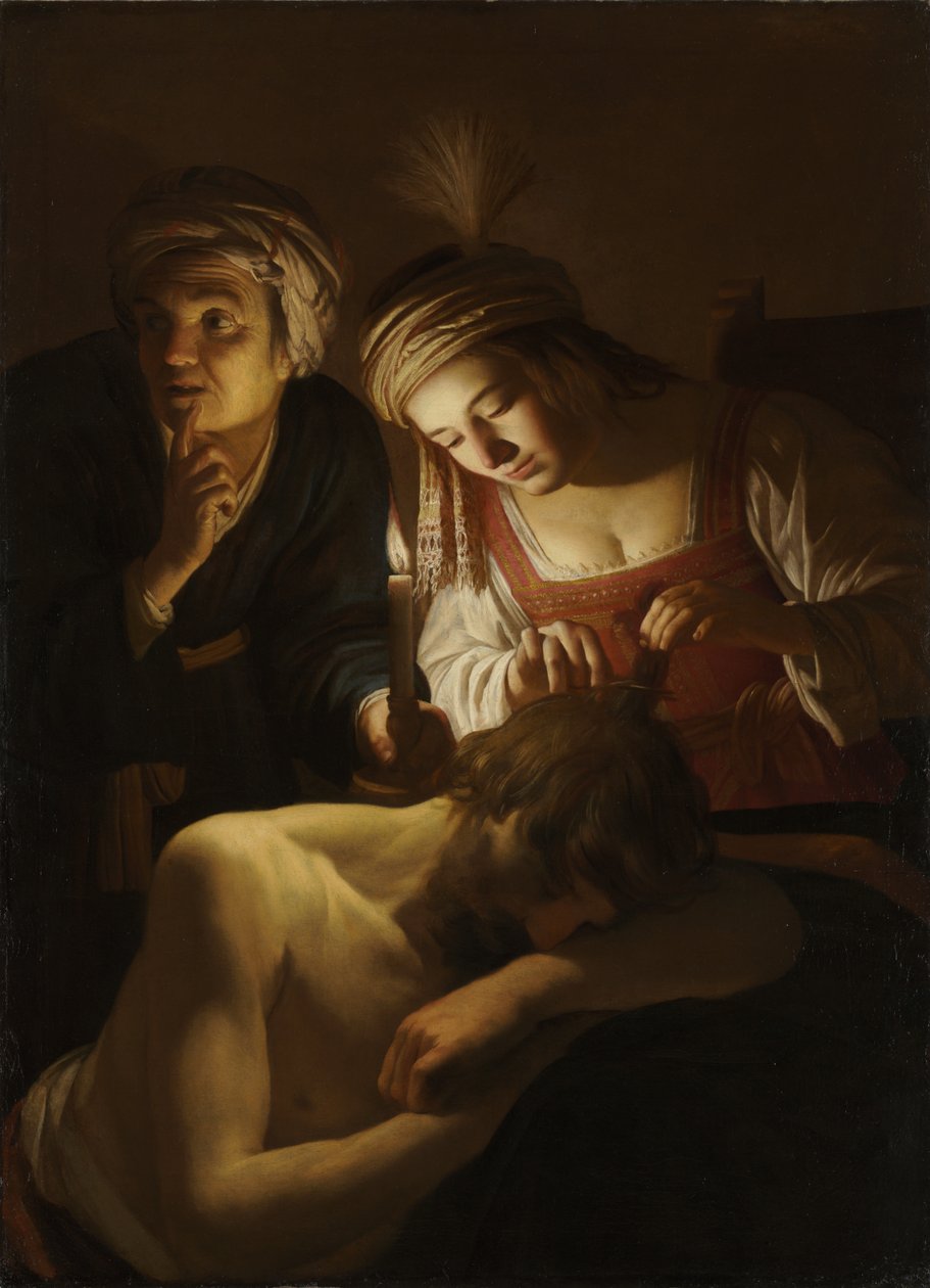 Samson und Delilah, ca. 1616 von Gerrit van Honthorst