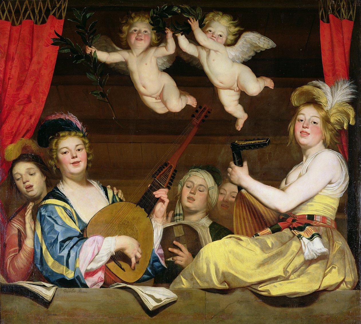 Das Konzert, 1624 von Gerrit van Honthorst