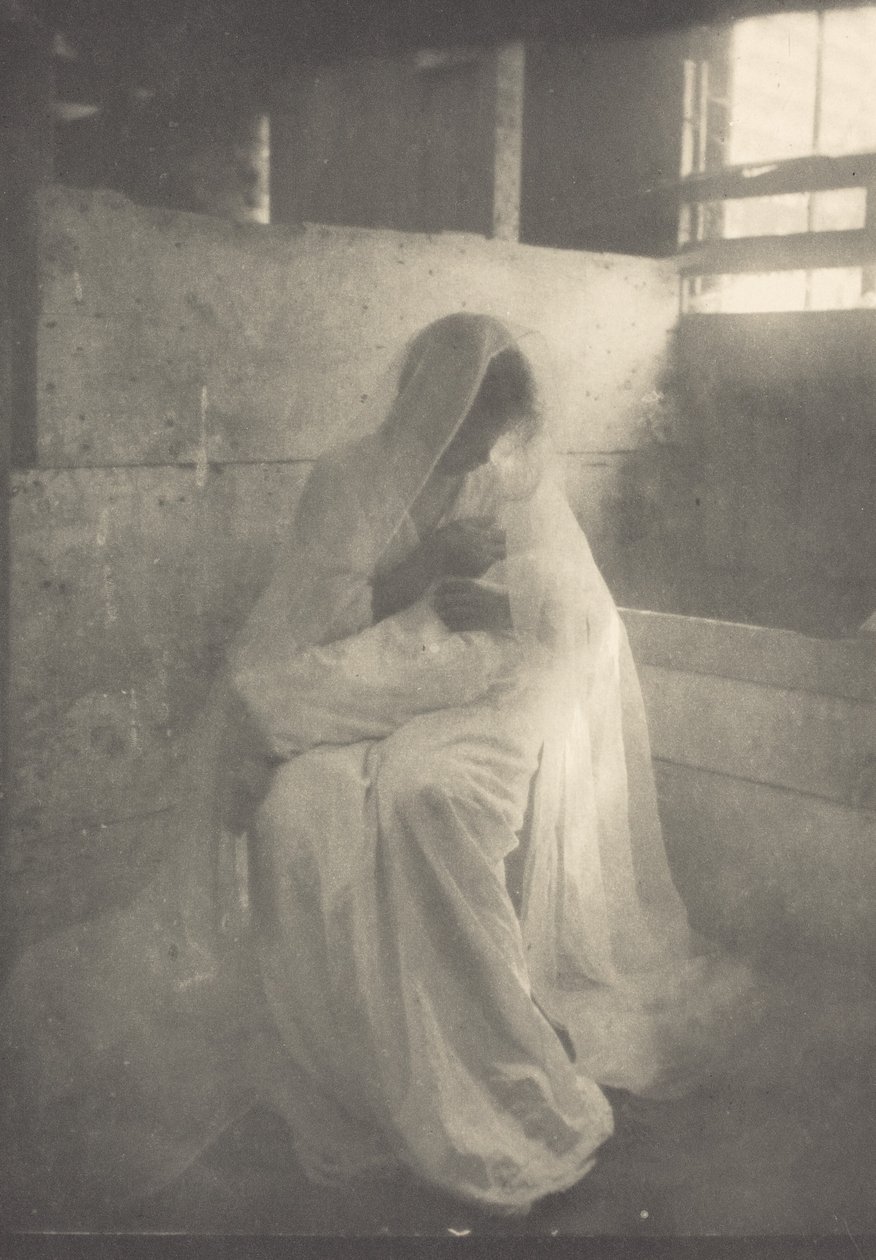 Die Krippe, ca. 1900 von Gertrude Käsebier