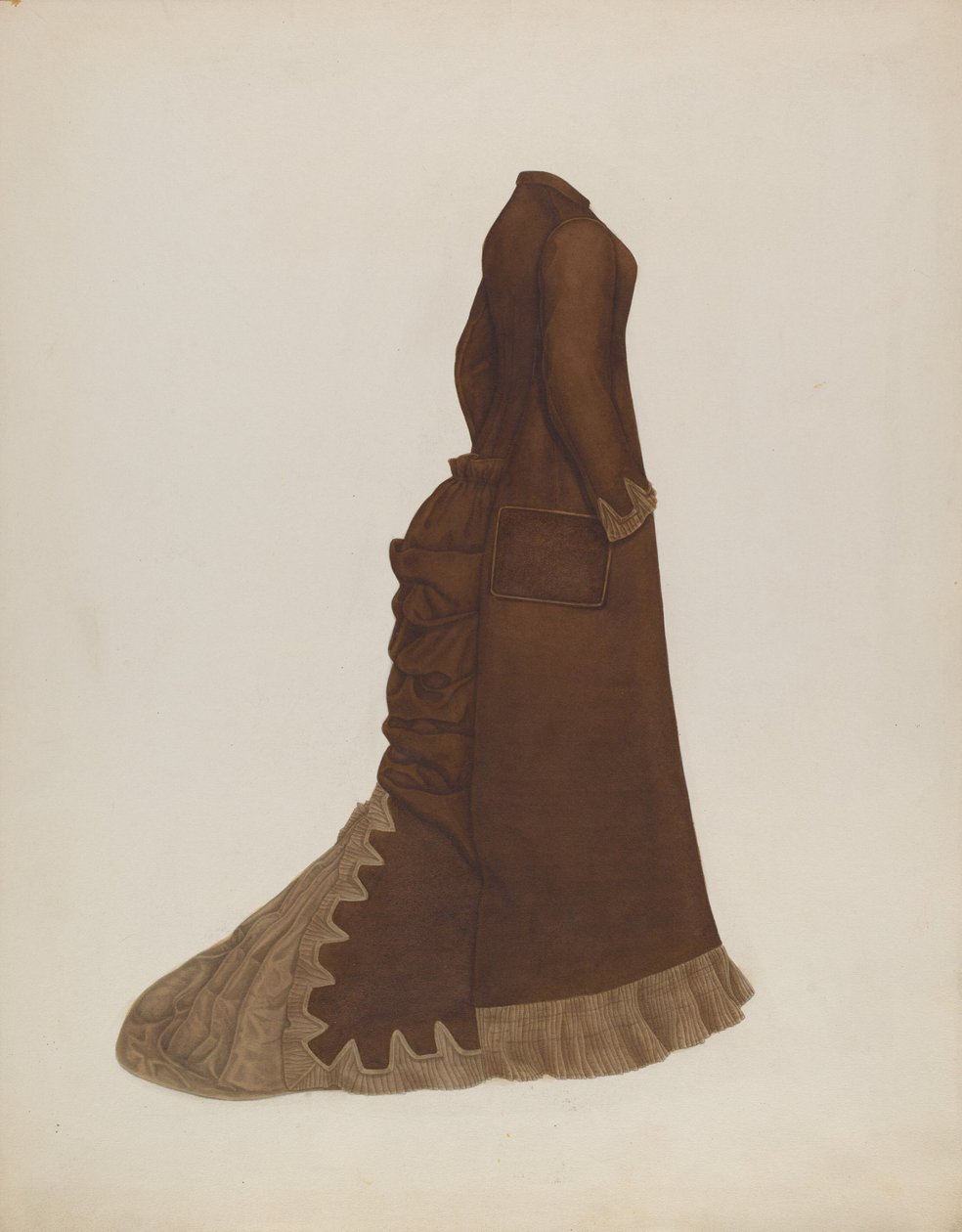 Kleid, um 1940 von Gertrude Lemberg
