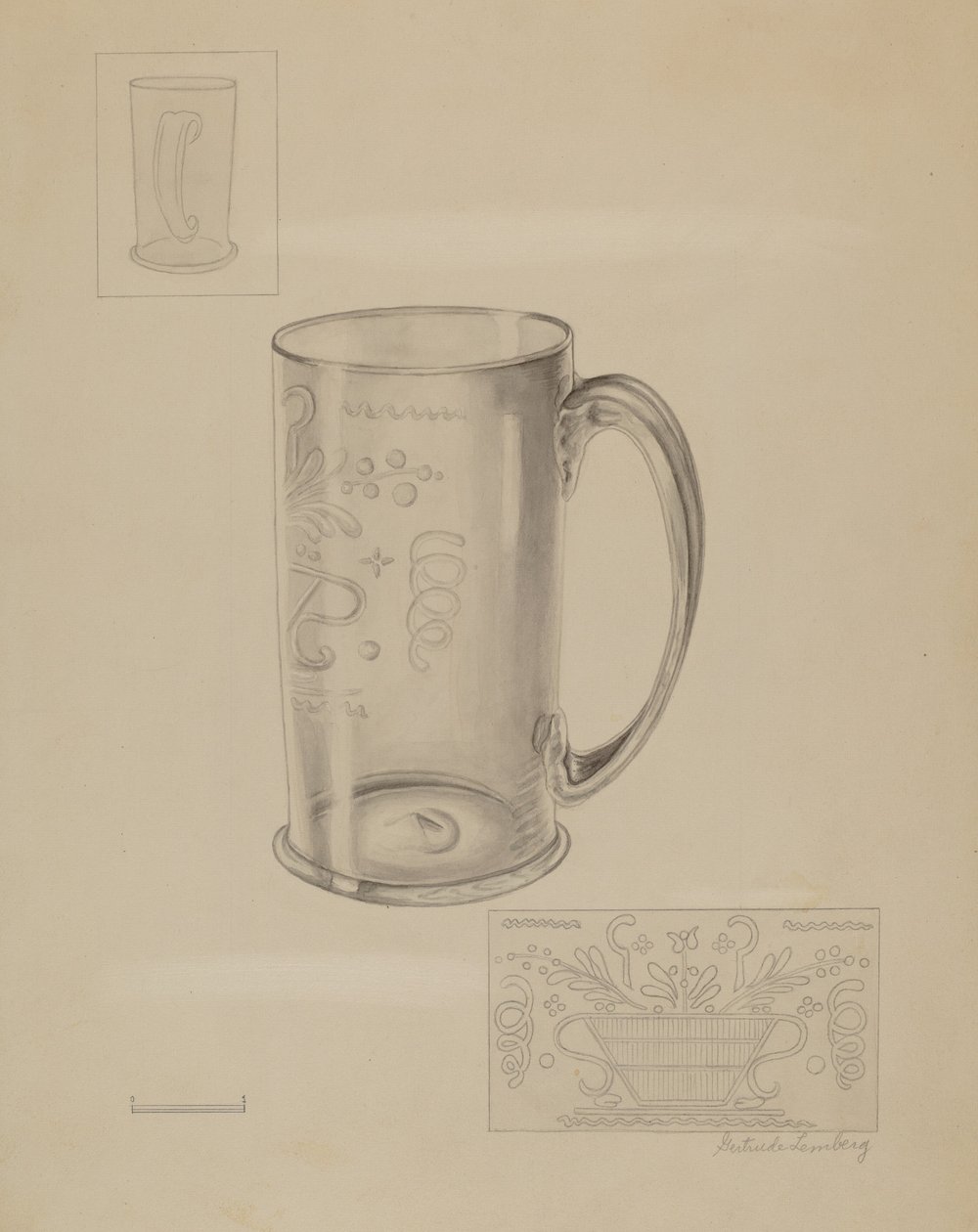 Becher, ca. 1936 von Gertrude Lemberg