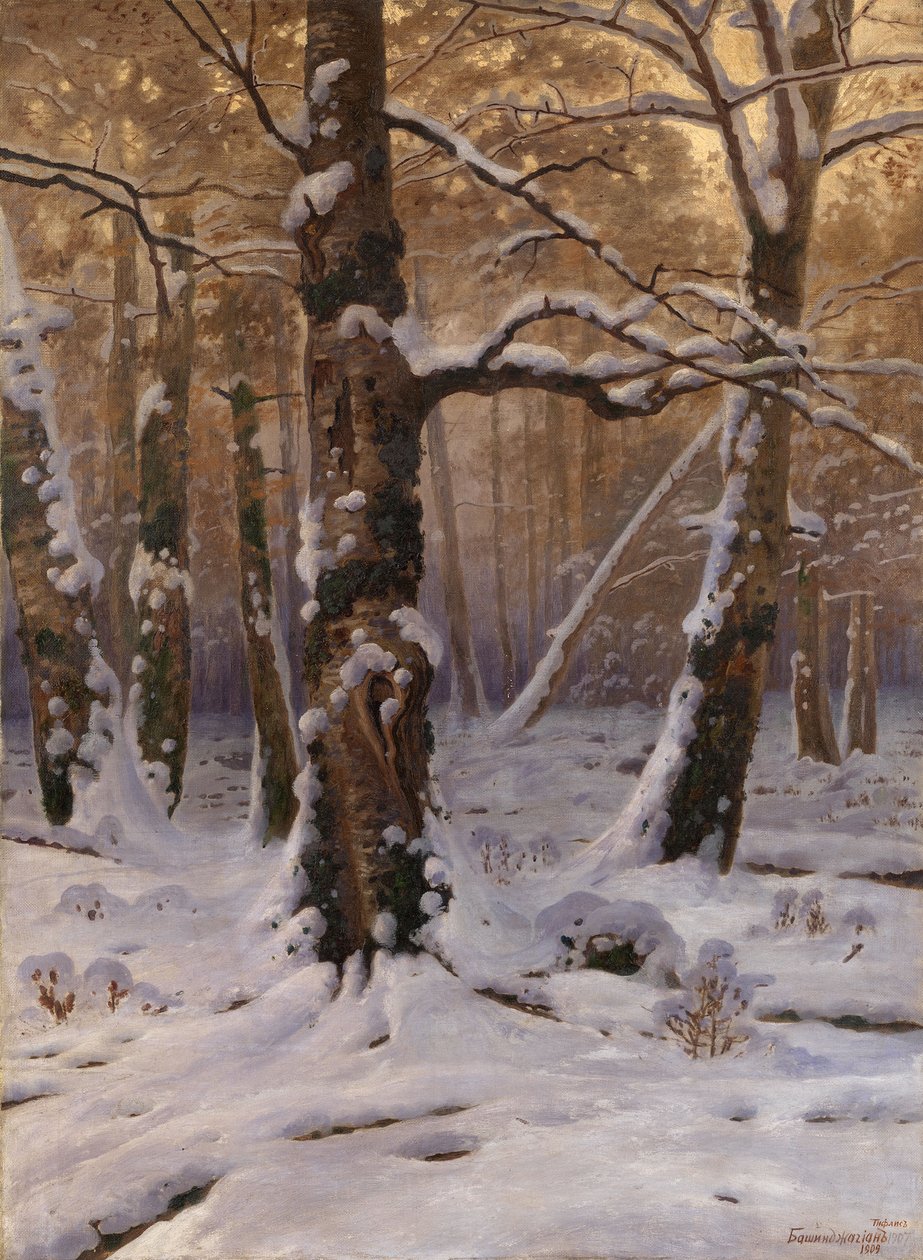 Wintermorgen, 1907-1909 von Gevorg Bashindzhagyan