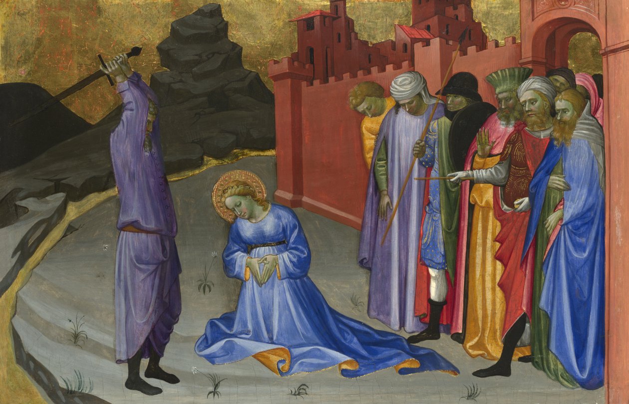 Die Enthauptung der Heiligen Margareta, ca. 1410 von Gherardo Starnina