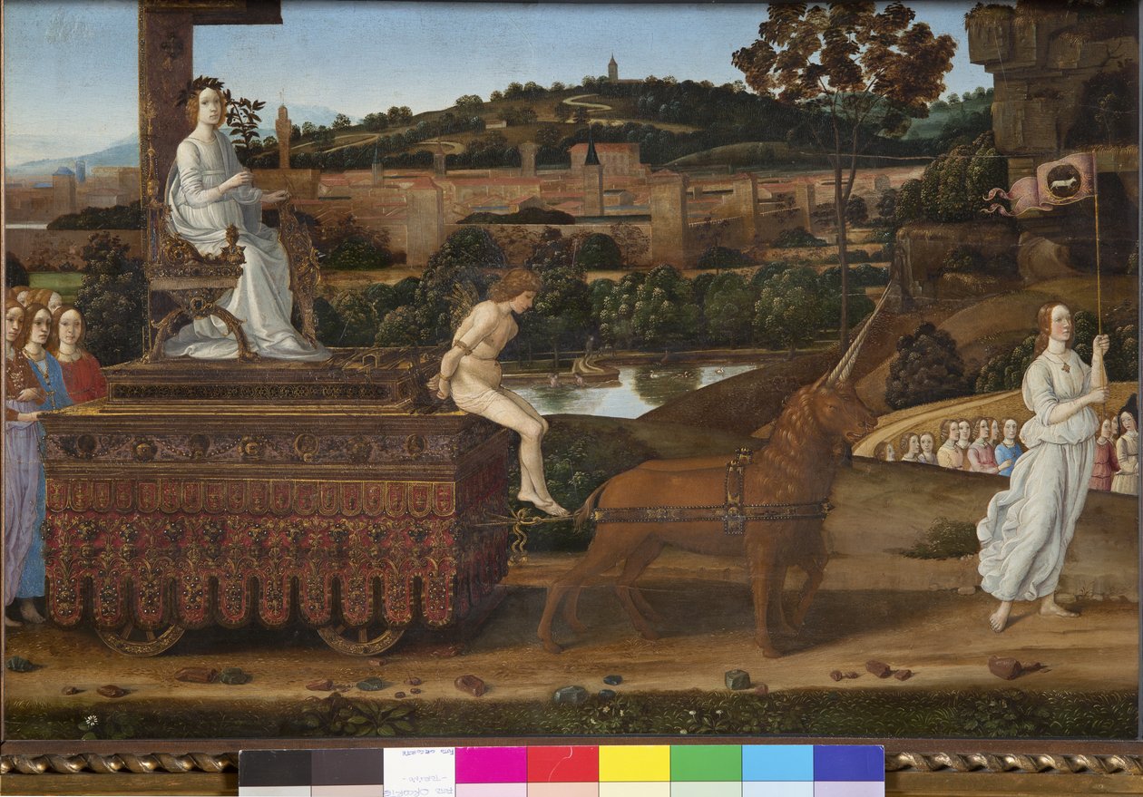 Triumph der Keuschheit von Gherardo di Giovanni
