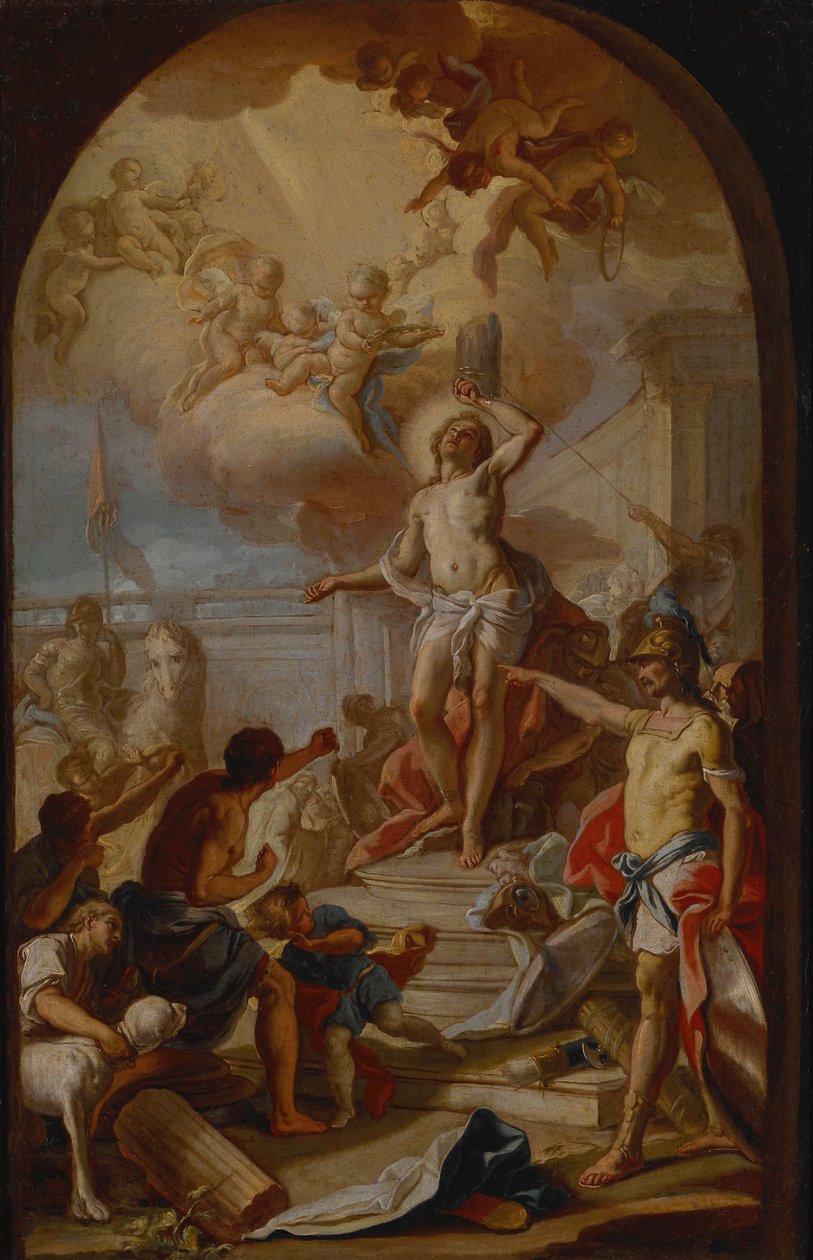 Das Martyrium des Heiligen Sebastian von Giacinto Diana