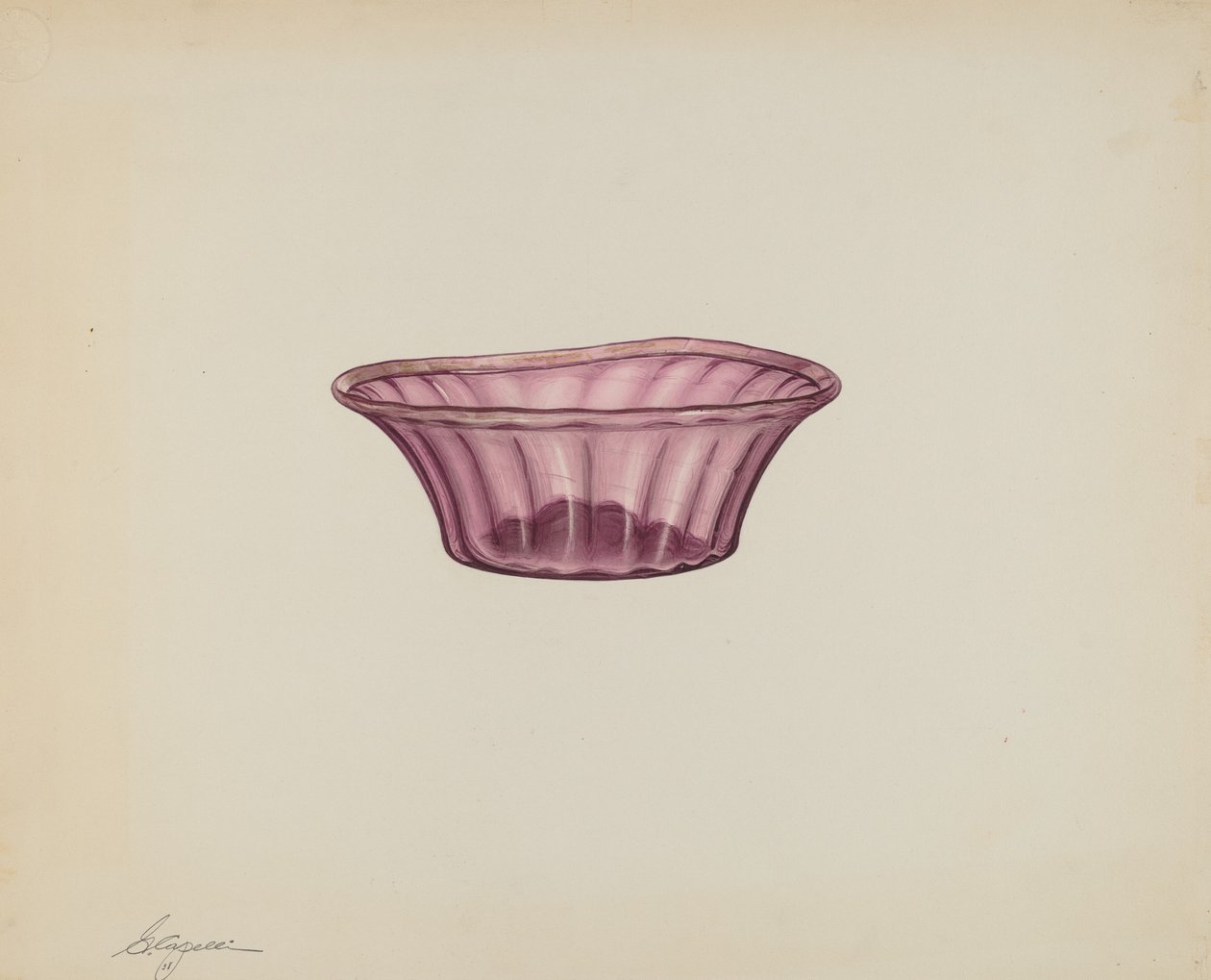 Schüssel von Giacinto Capelli