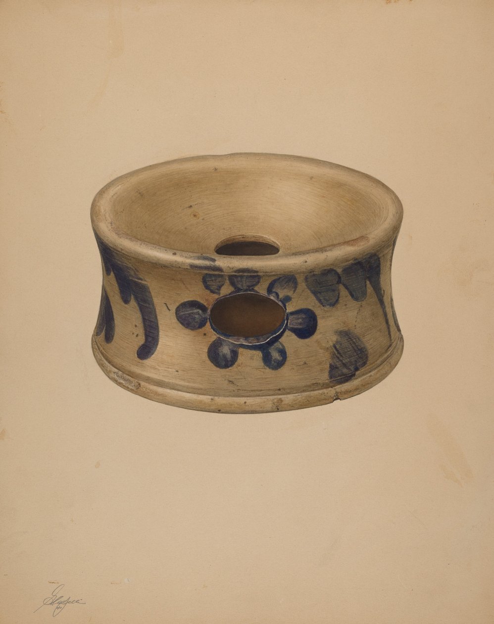 Spucknapf, 1940 von Giacinto Capelli