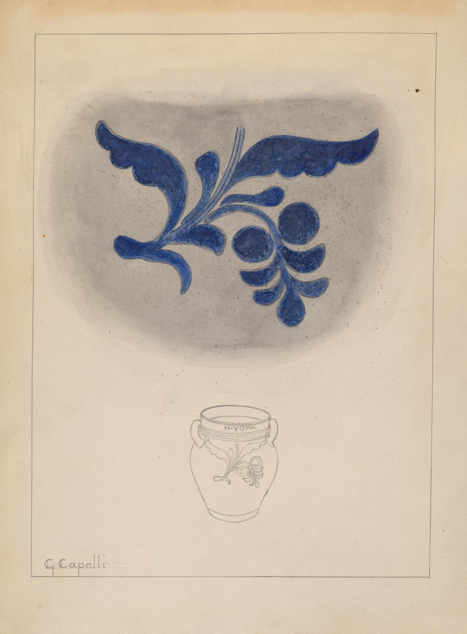 Krug, ca. 1937 von Giacinto Capelli