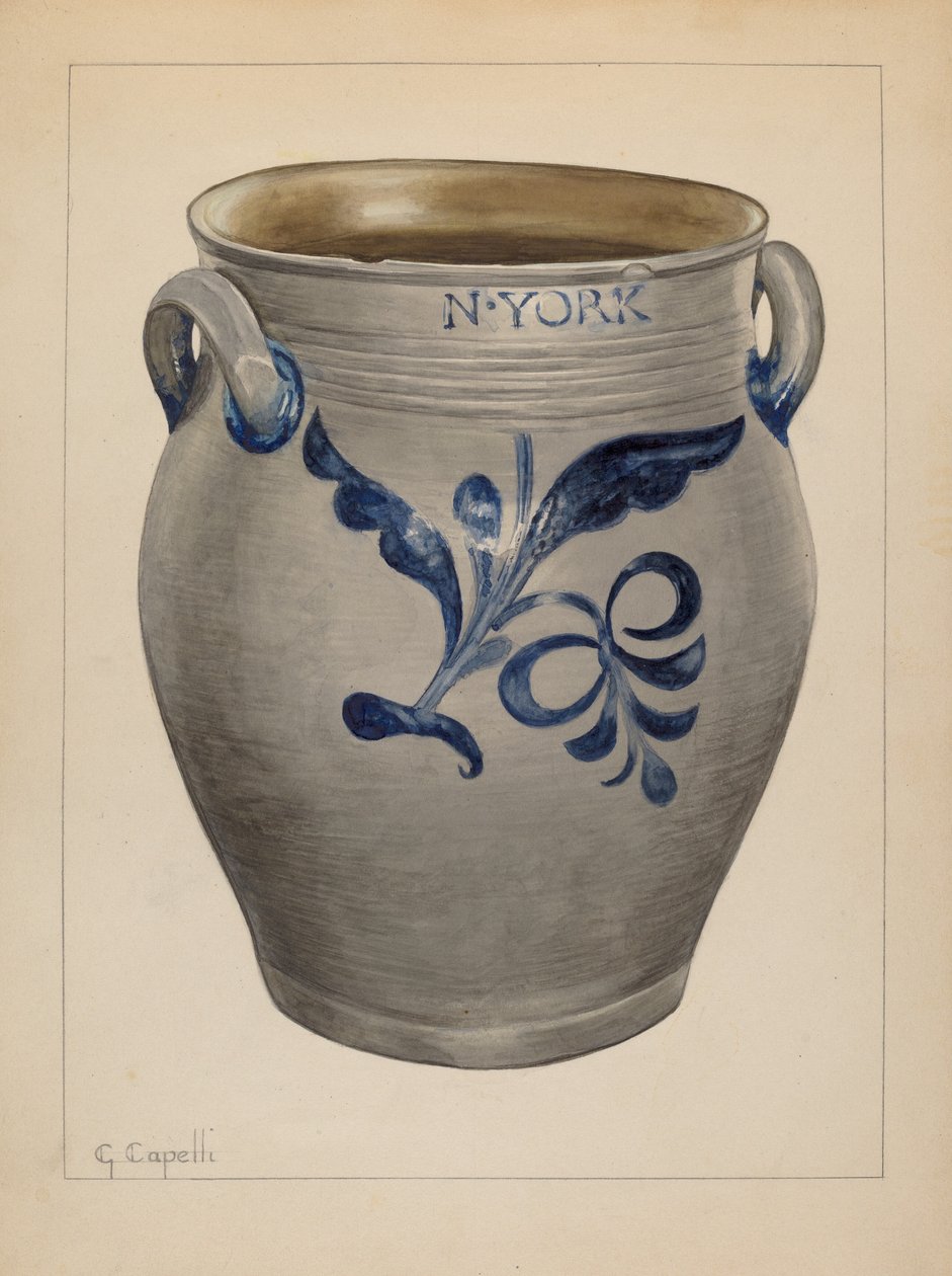 Krug, ca. 1937 von Giacinto Capelli