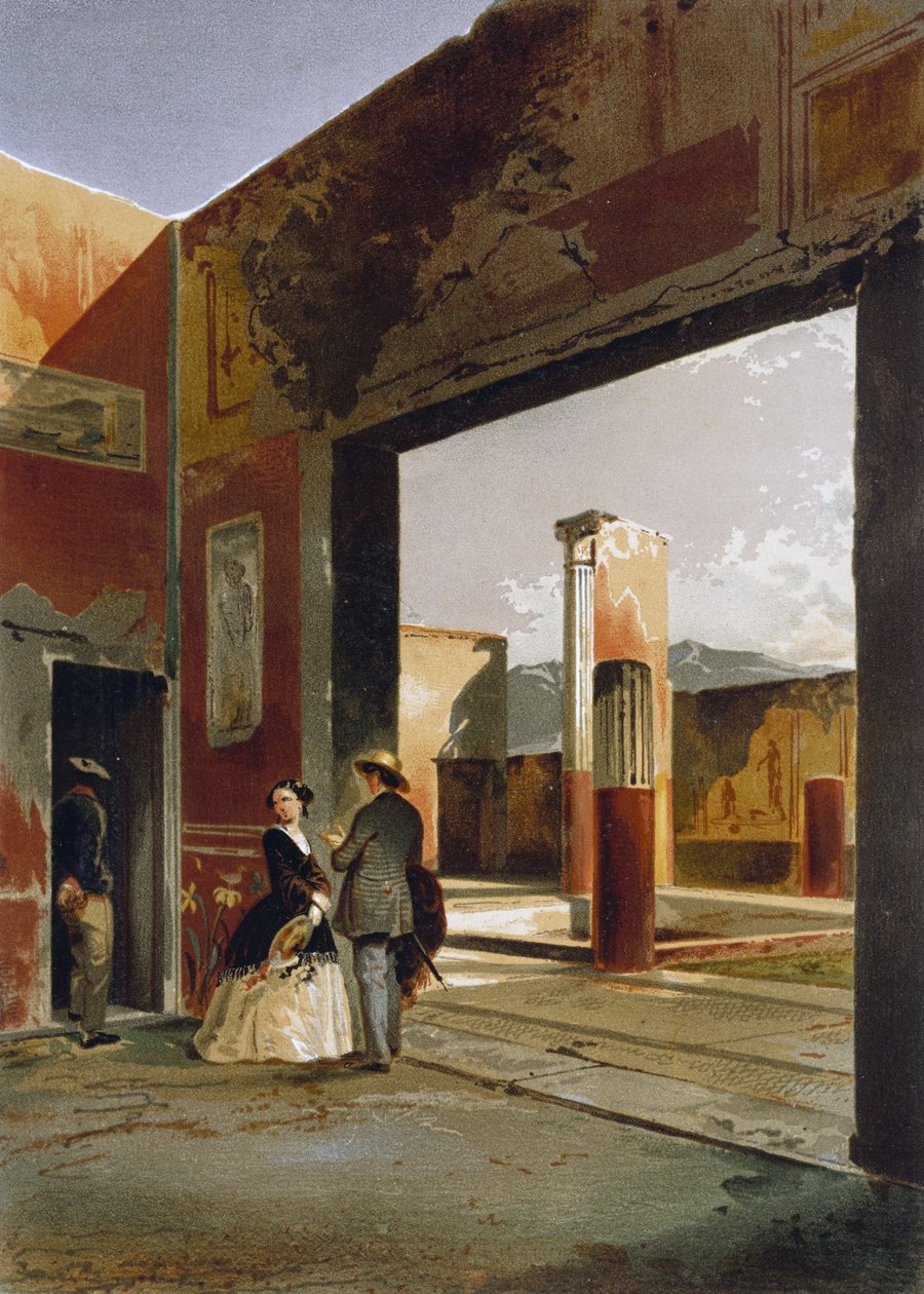 Haus der Dioskuren in Pompeji von Giacinto Gigante