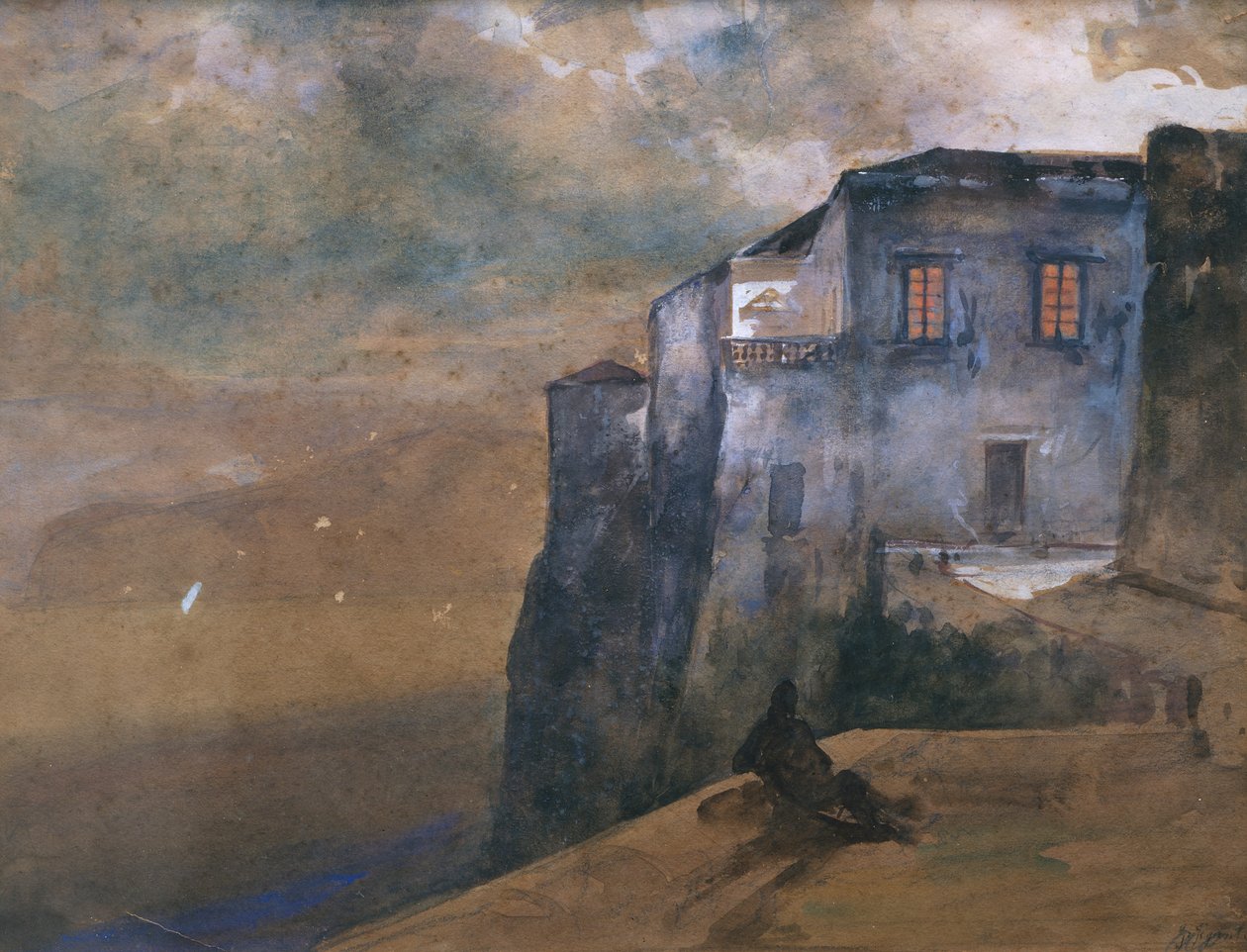 Torquato Tassos Haus in Sorrent von Giacinto Gigante