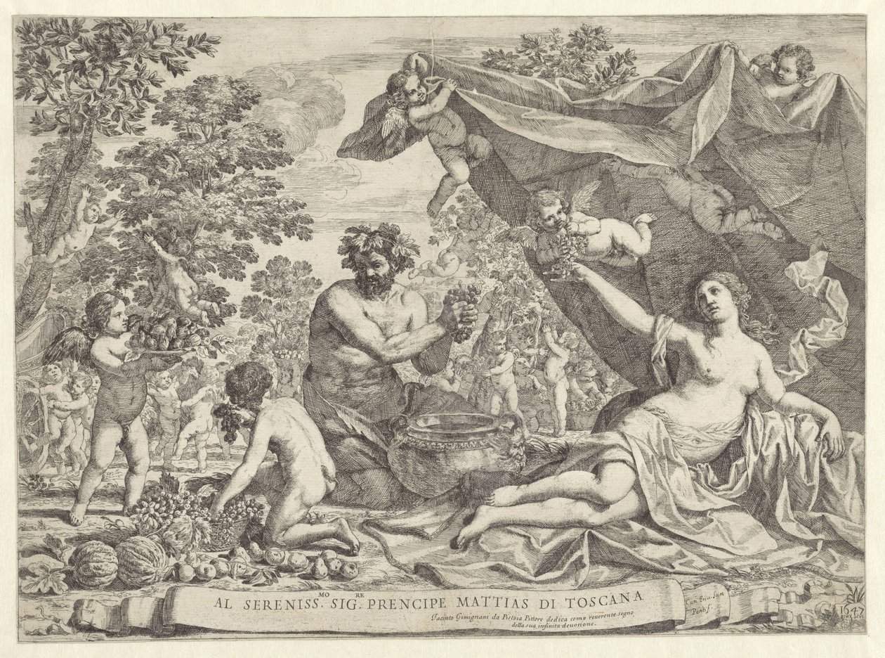 Die Weinlese von Giacinto Gimignani