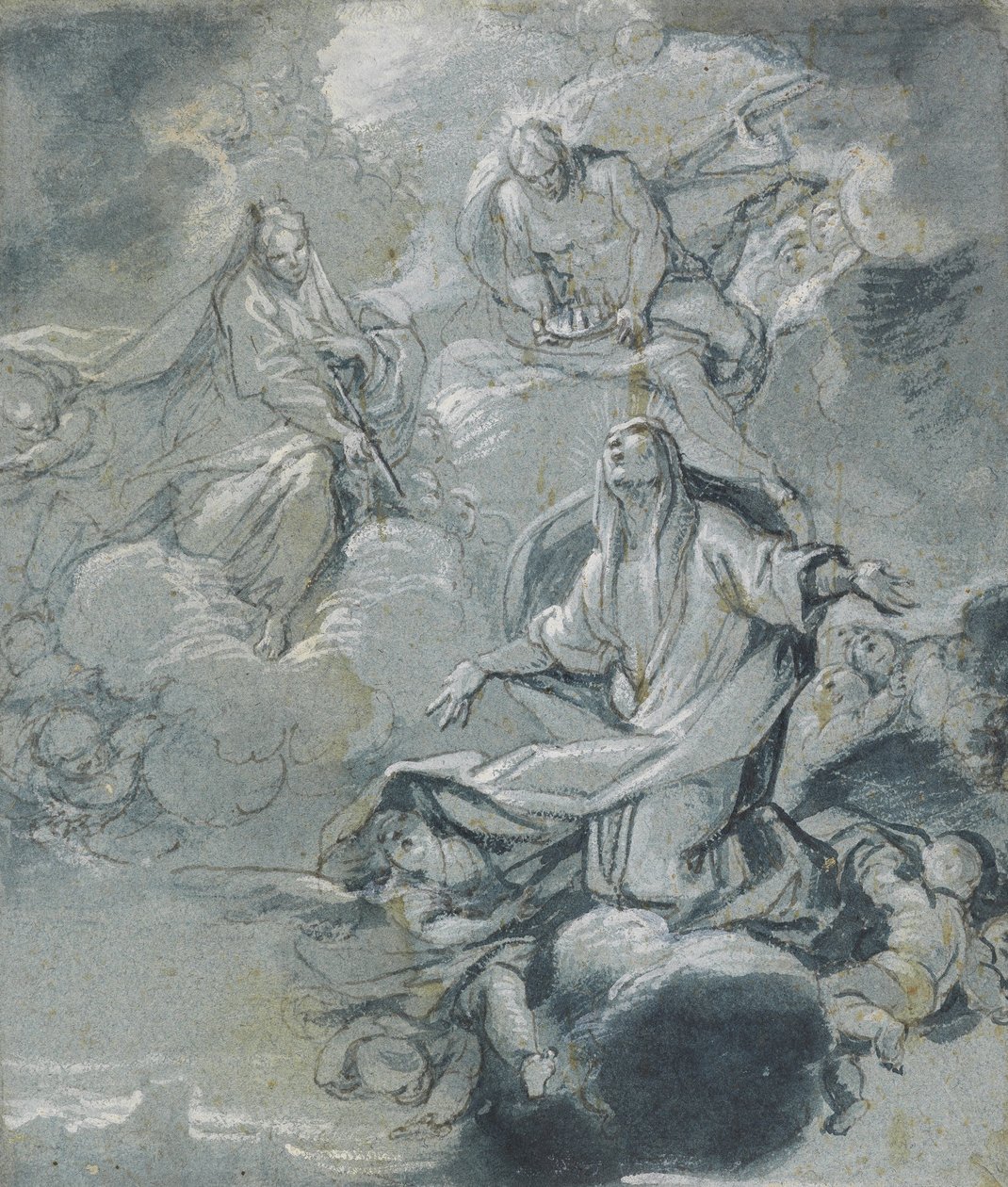 Apotheose einer Heiligen von Giacomo Farelli