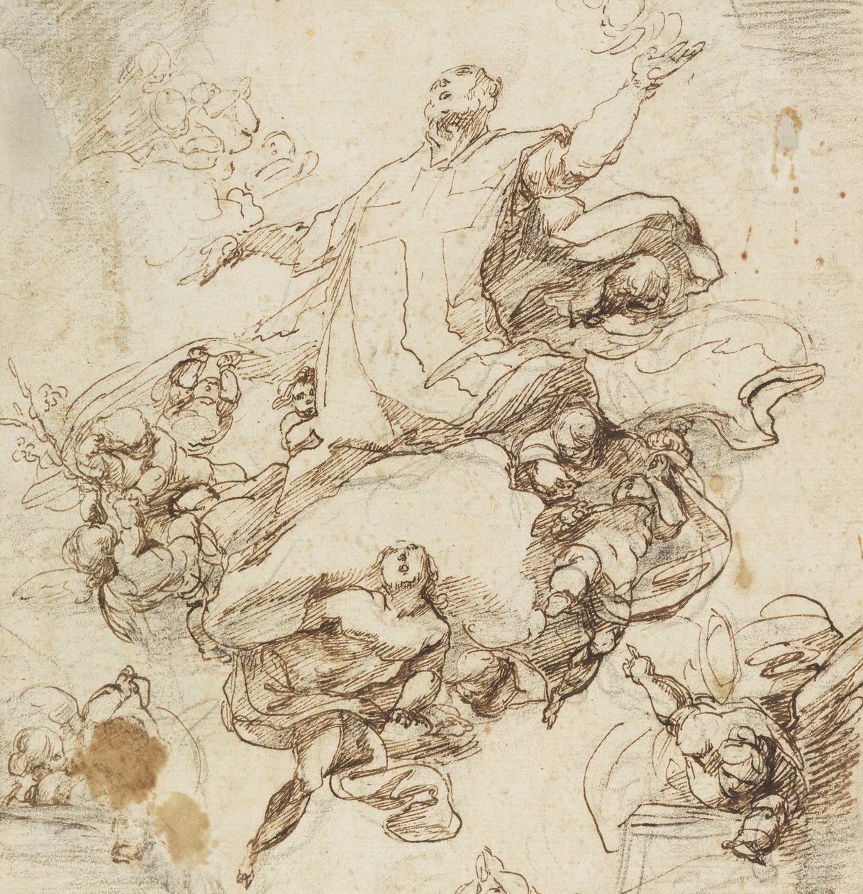 Verherrlichung des Heiligen Filippo Neri von Giacomo Farelli