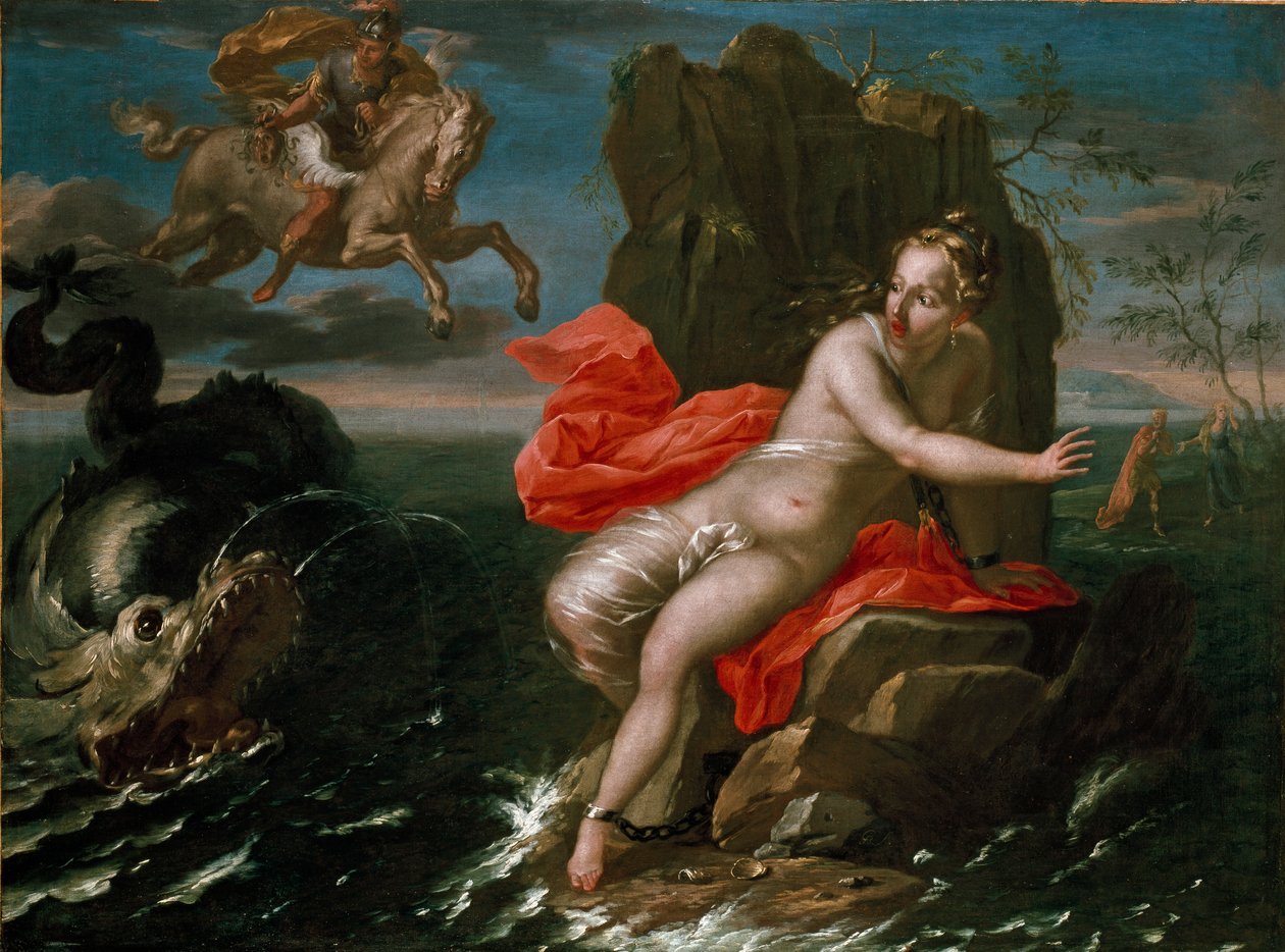 Perseus und Andromeda von Giacomo Bolognini