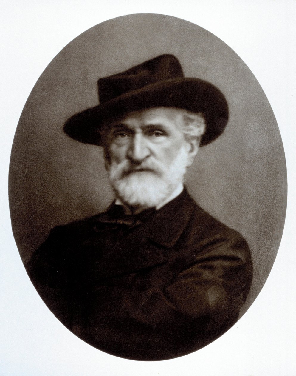 Porträt von Giuseppe Verdi von Giacomo Brogi