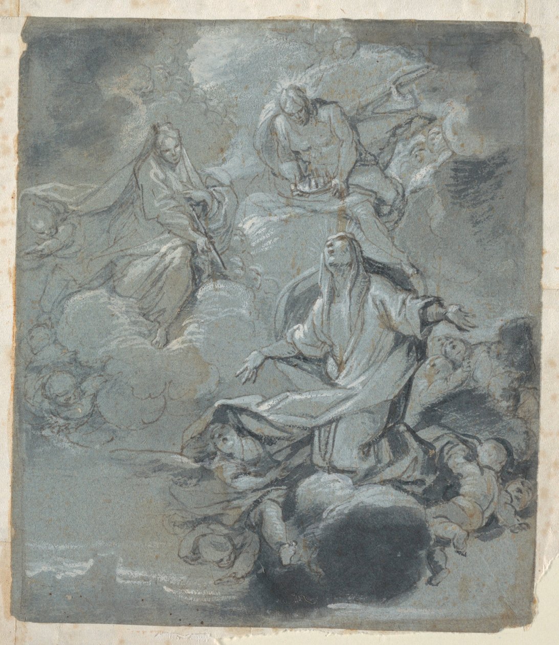 Apotheose einer weiblichen Heiligen von Giacomo Farelli
