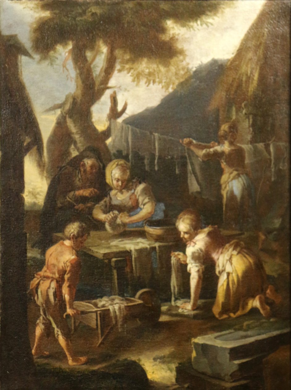 Les Lavandières von Giacomo Francesco Cipper