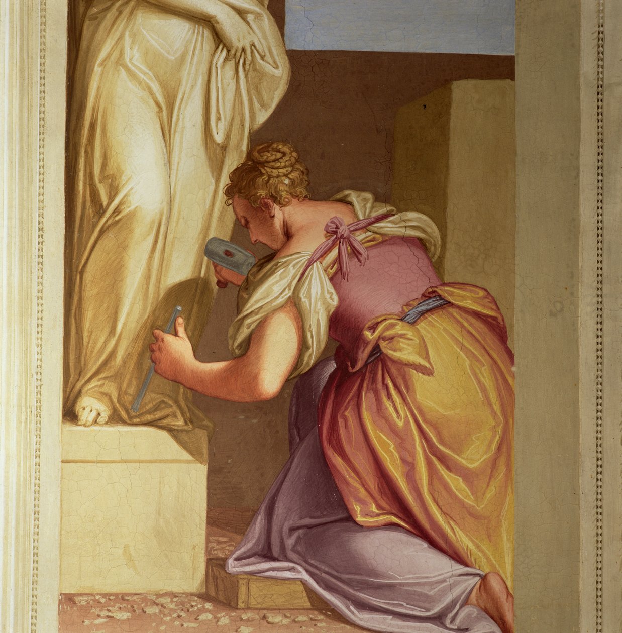 Die Skulptur von Giambattista 1526 78 Zelotti