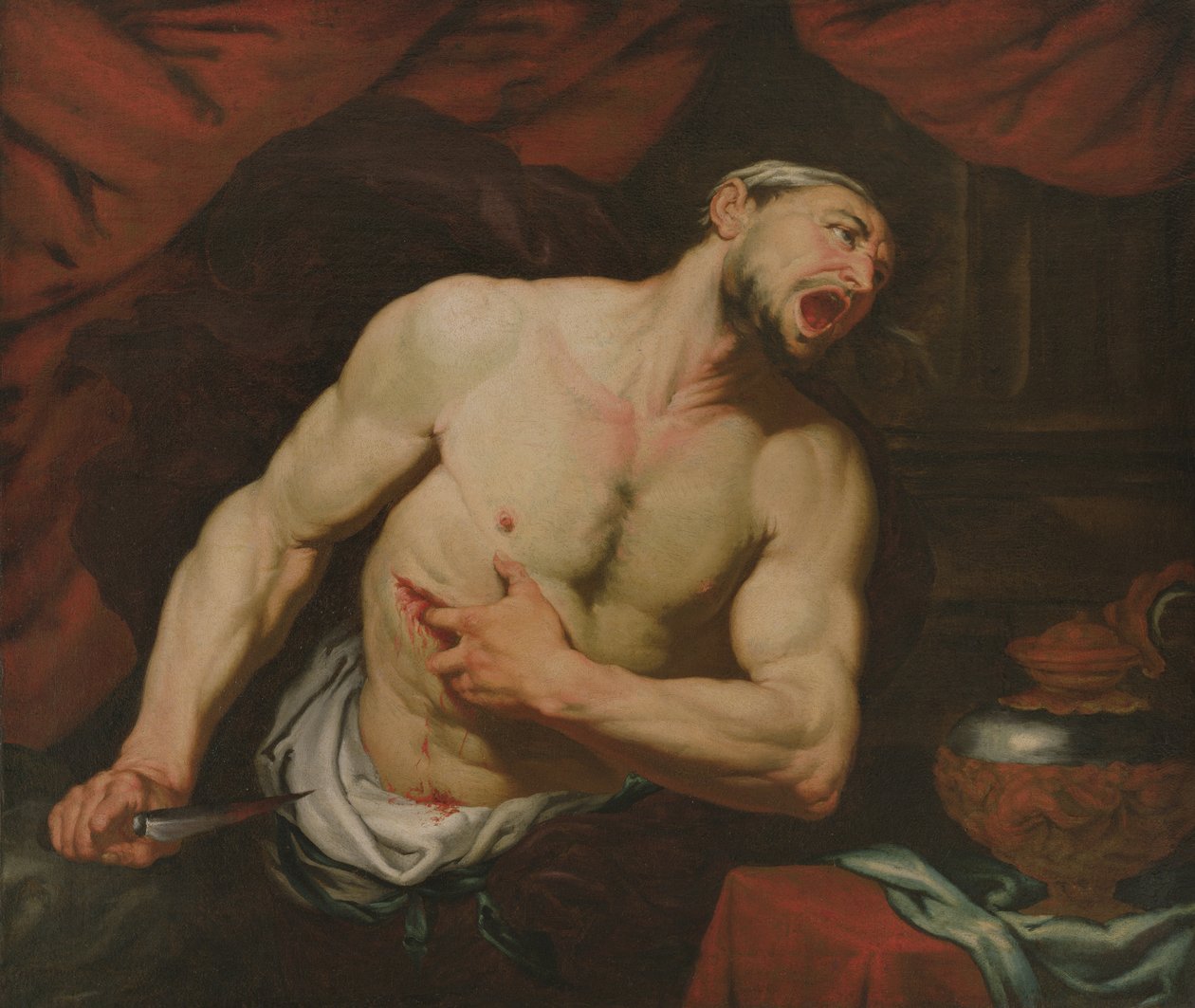 Der Tod von Cato von Utica von Giambattista Langetti