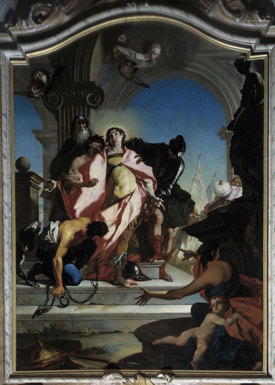 Gefangennahme des Heiligen Georg von Giambettino Cignaroli