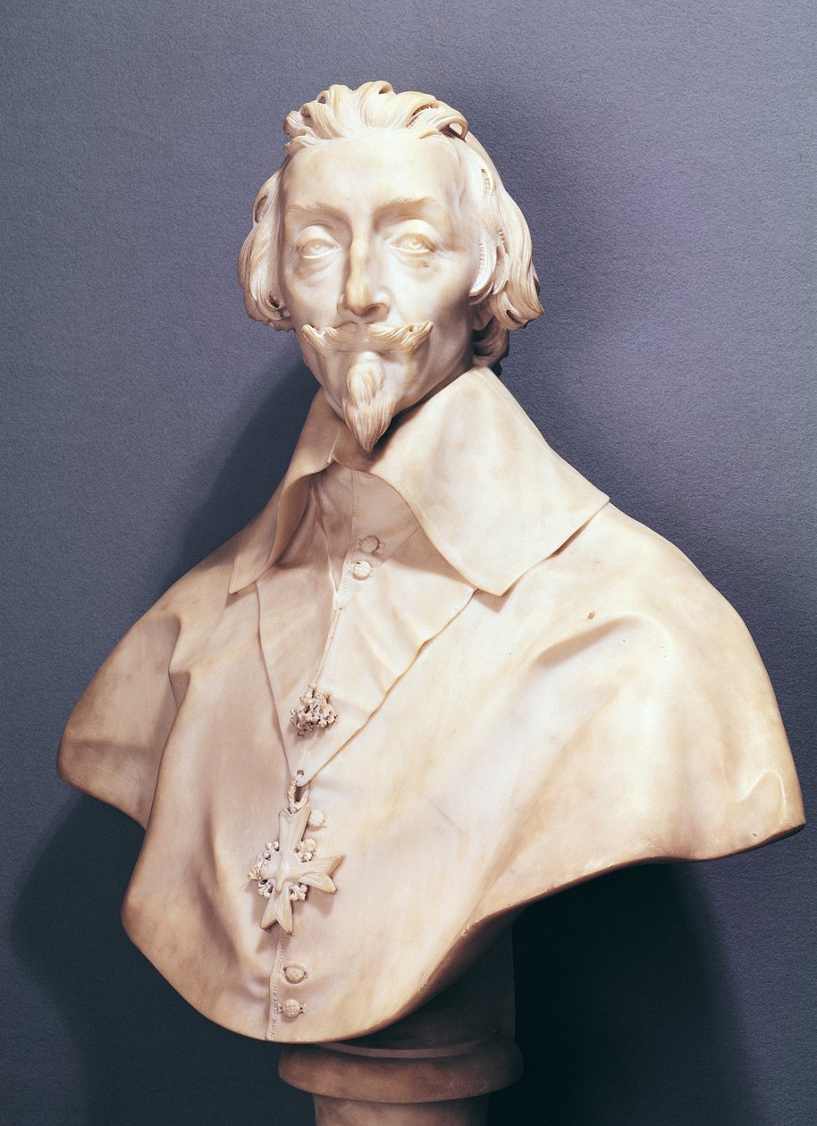 Büste von Kardinal Richelieu (1585-1642) ca. 1642 von Gian Lorenzo Bernini