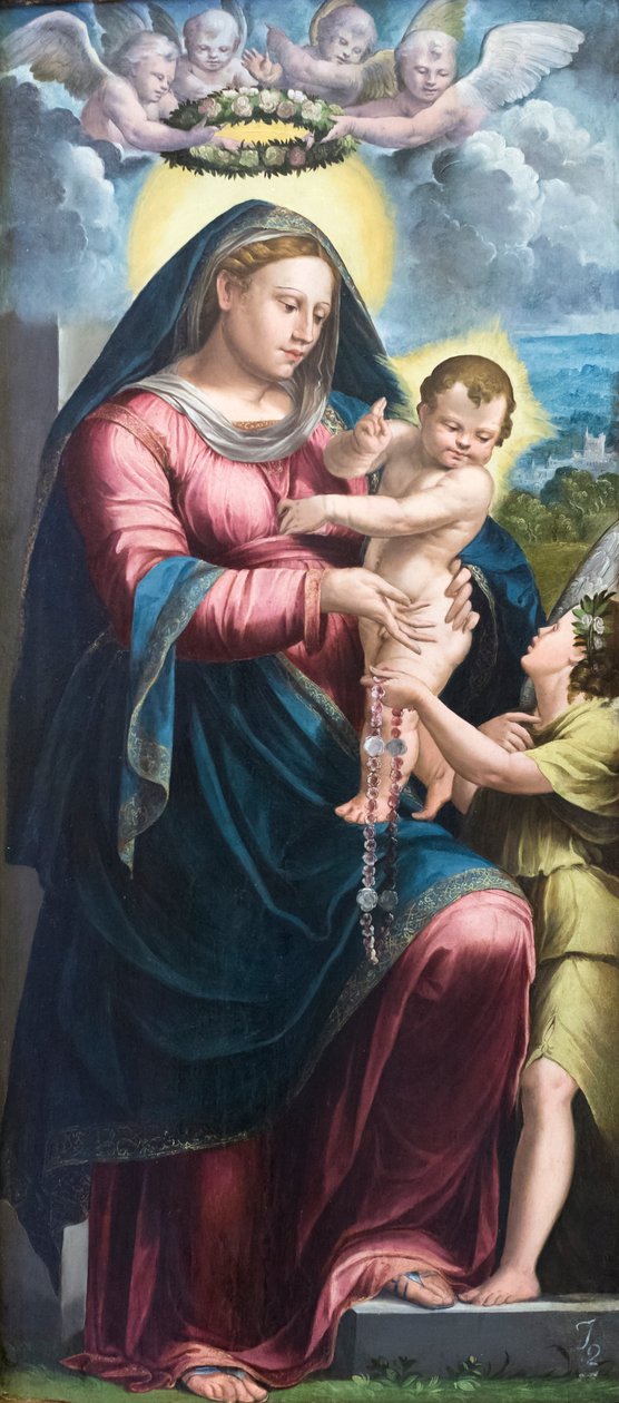 Unsere Liebe Frau vom Rosenkranz von Gian Gheramo dalle Catene