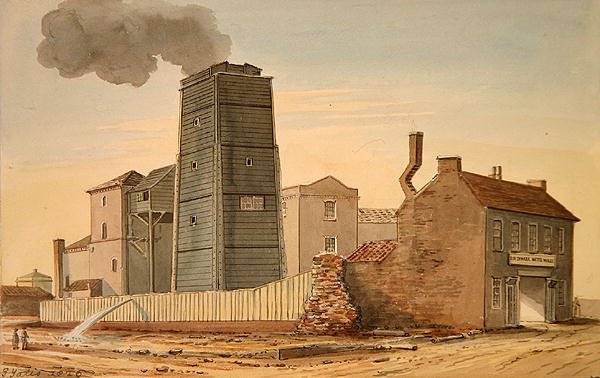 Ansicht der Clink Street Wasserwerke, Southwark von Gideon Yates