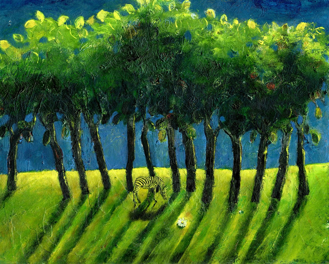 Zebra-Bäume, 2005 von Gigi Sudbury