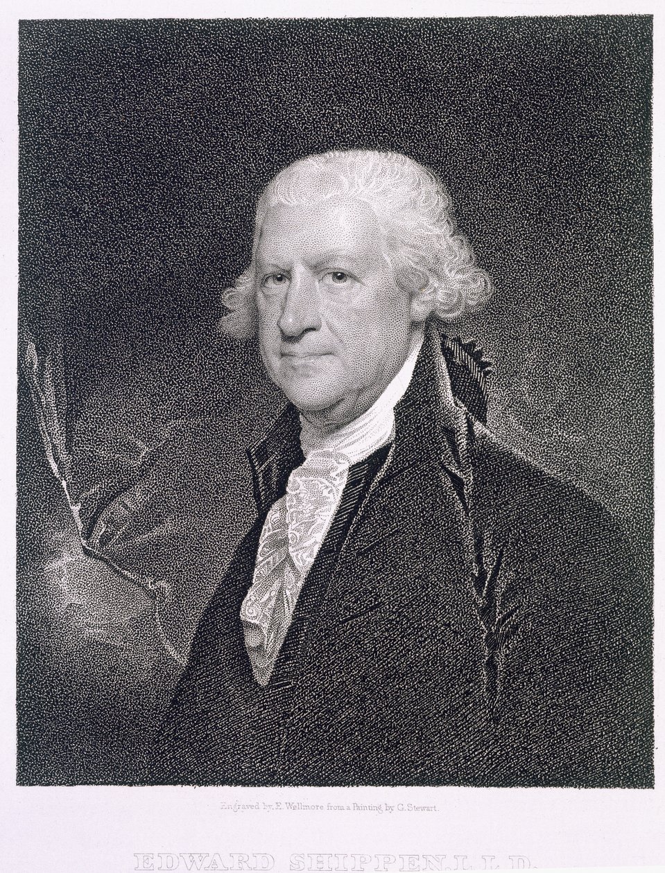 Edward Shippen (1729-1806) graviert von Edward Wellmore von Gilbert Stuart