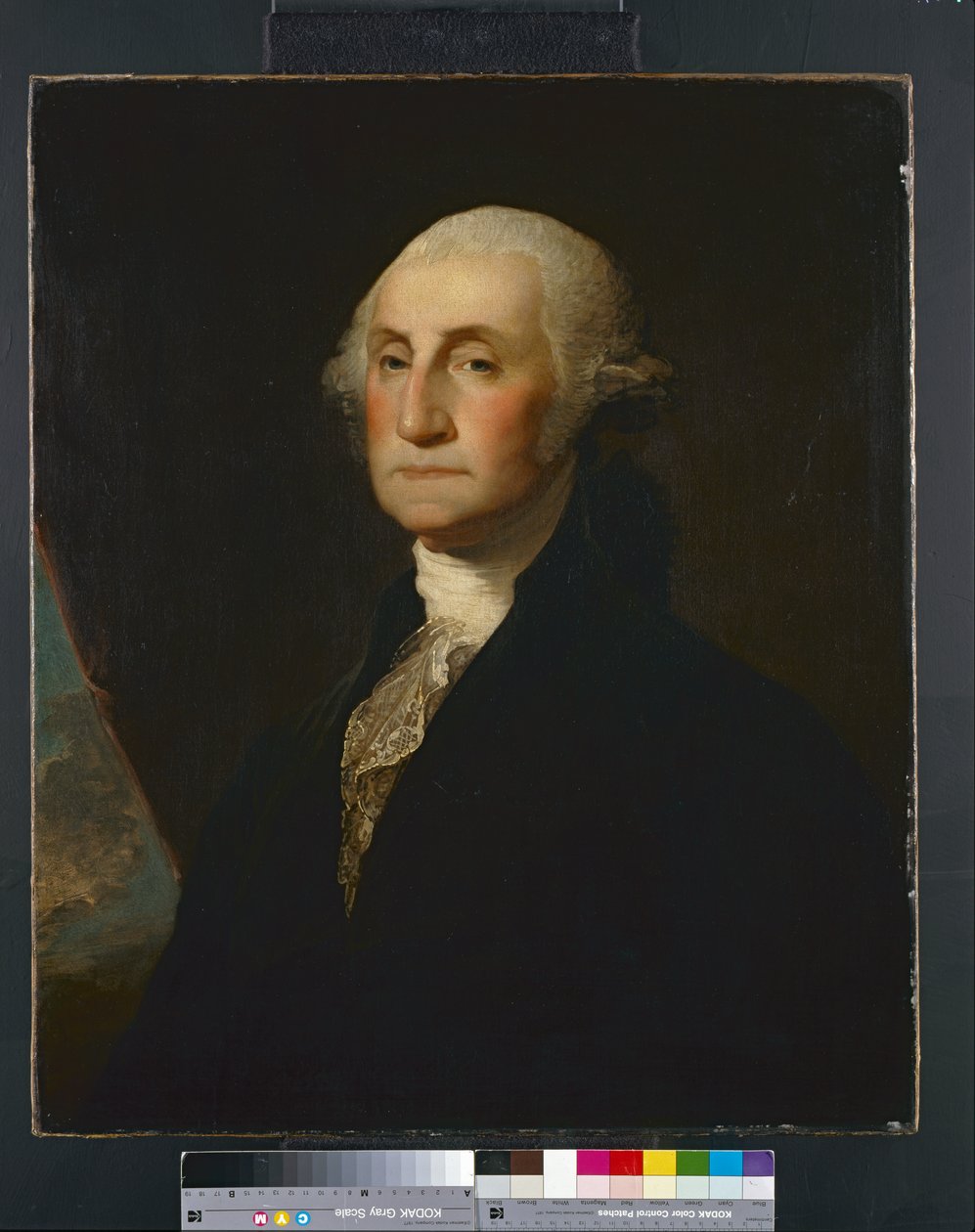 Porträt von George Washington, vor 1801 von Gilbert Stuart