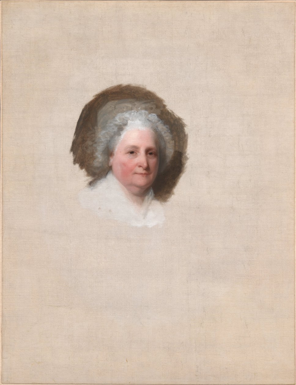 Martha Washington (Das Athenaeum-Porträt) von Gilbert Stuart