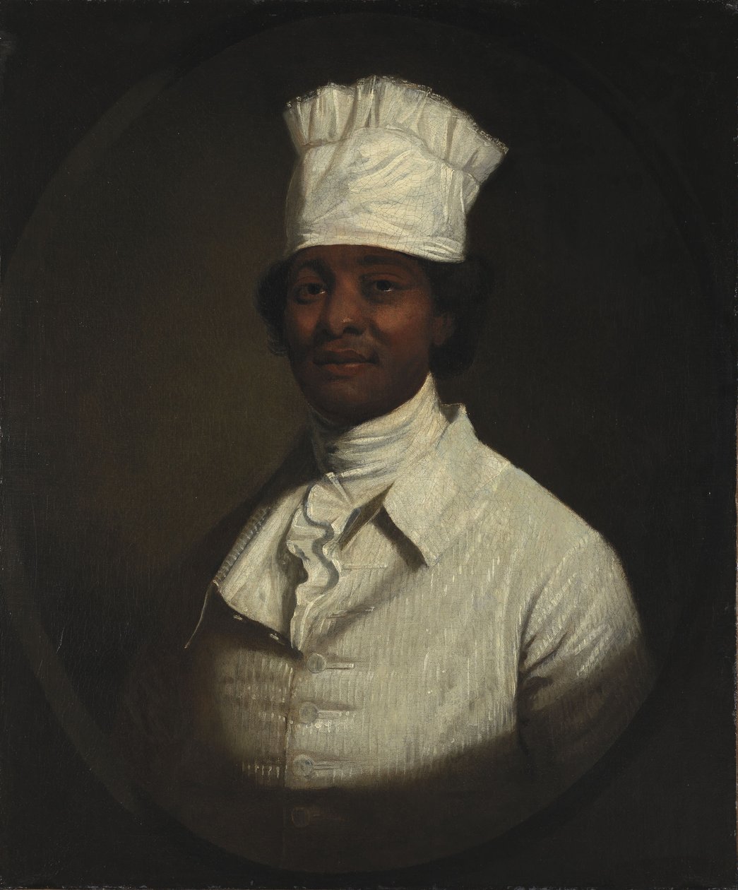 Porträt von George Washingtons Koch von Gilbert Stuart