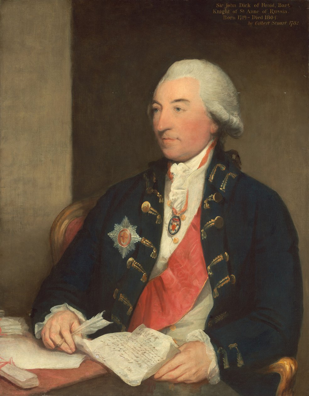 Sir John Dick, 1783 von Gilbert Stuart