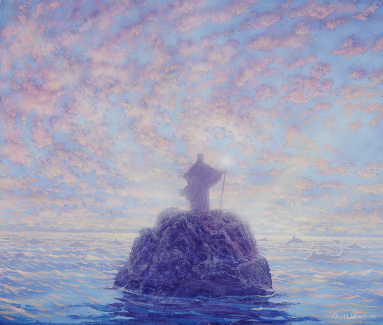 Delfin Morgendämmerung von Gilbert Williams