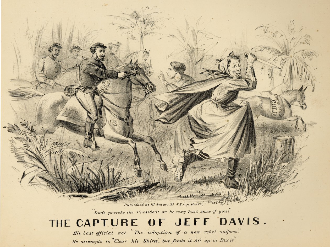 Die Gefangennahme von Jeff Davis von Giles