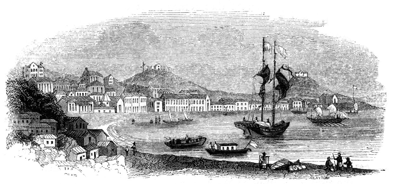 Ansicht von Macao, 1847 von Giles