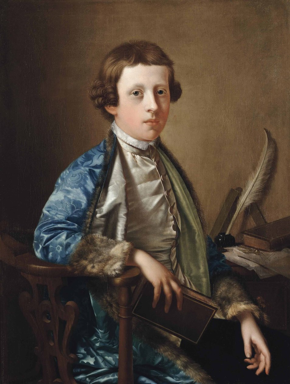 Porträt eines Jungen von Giles Hussey
